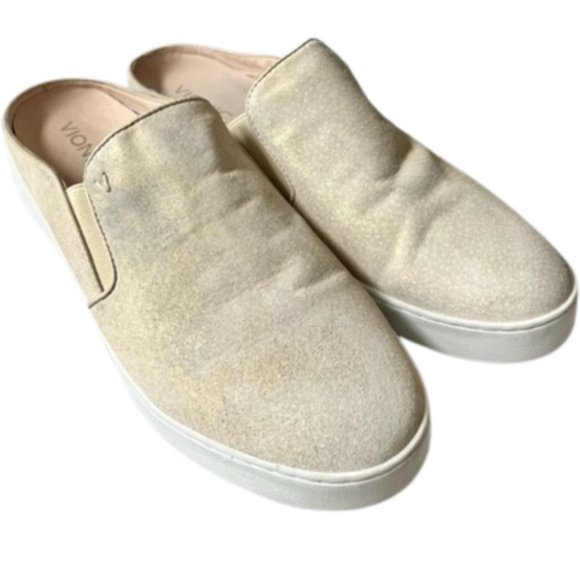 Vionic Shoes - Vionic Splendid Dakota Slip-on Leather Mule - Gold - 11